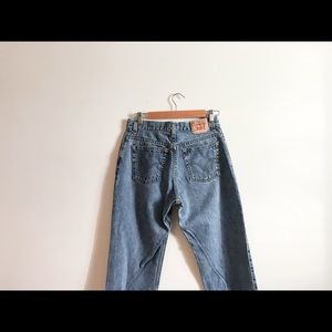 High Waisted Vintage Levi’s 550 Straight Cut Jeans